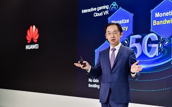 Ryan Ding, presidente de la Unidad de Negocio de Carrier de Huawei. Ryan Ding, presidente de la Unidad de Negocio de Carrier de Huawei.