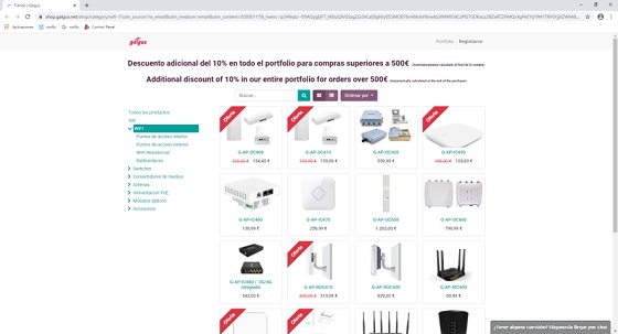 Nueva plataforma de comercio electrónico de Galgus. Nueva plataforma de comercio electrónico de Galgus.