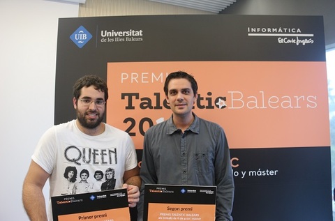 Marc Munar y Sergio Bosch, ganadores de los premios Talentic 2019 Marc Munar y Sergio Bosch, ganadores de los premios Talentic 2019