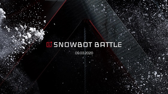 Primera batalla de bolas de nieve con robots 5G.