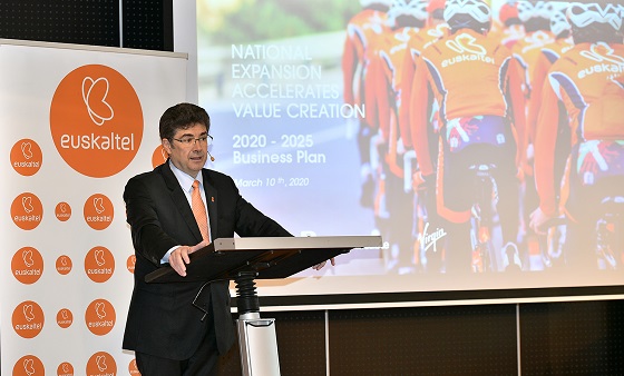 Presentación del nuevo plan de negocio de Euskaltel.
