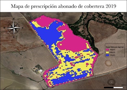 Mapas de rendimiento e imágenes para el proyecto de agricultura de precisión en Andalucía. Mapas de rendimiento e imágenes para el proyecto de agricultura de precisión en Andalucía.