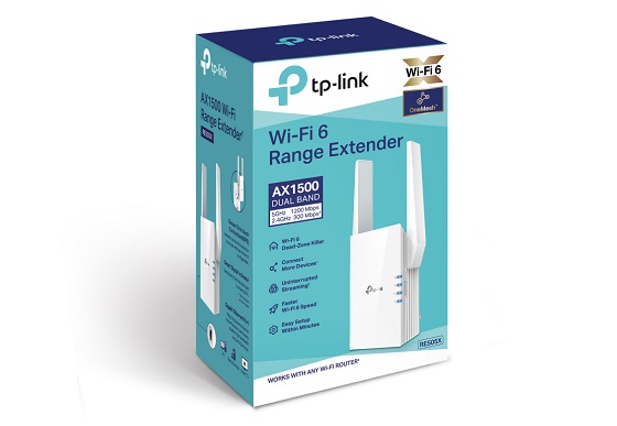 TP-Link amplía la conexión Wi-Fi con el extensor RE505X. 