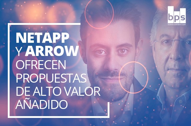 Andrés Reyes, de Arrow, y Francisco Torres-Brizuela, de NetApp Andrés Reyes, de Arrow, y Francisco Torres-Brizuela, de NetApp