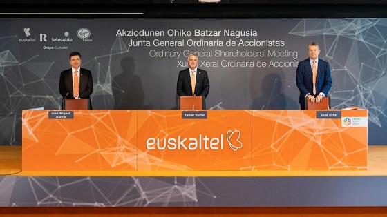 La Junta General de Accionistas de Euskaltel aprueba la hoja de ruta de la operadora. La Junta General de Accionistas de Euskaltel aprueba la hoja de ruta de la operadora.