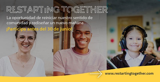 Restarting together, iniciativa para impulsar la recuperación tras Covid-19. Restarting together, iniciativa para impulsar la recuperación tras Covid-19.