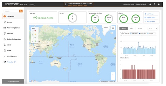 CommScope lanza Ruckus Cloud con IA. CommScope lanza Ruckus Cloud con IA.