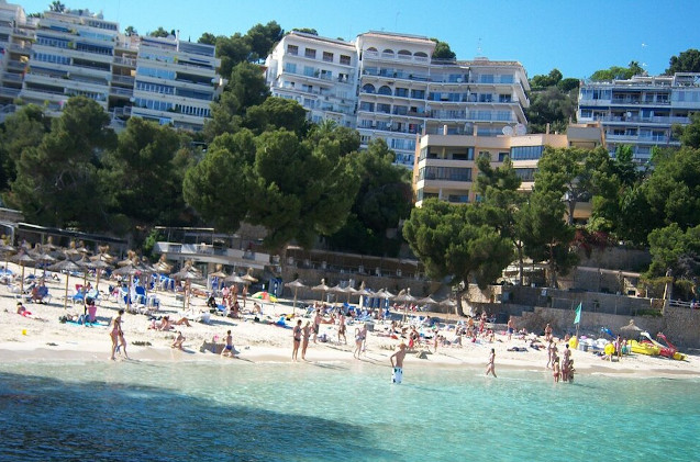Zona turística de Palma de Mallorca. Zona turística de Palma de Mallorca.