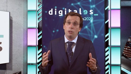 José Luis Martínez-Almeida, alcalde de Madrid, durante DigitalES Summit 2020. José Luis Martínez-Almeida, alcalde de Madrid, durante DigitalES Summit 2020.