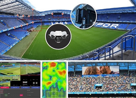 Riazor, nuevo estadio 5G. Riazor, nuevo estadio 5G.