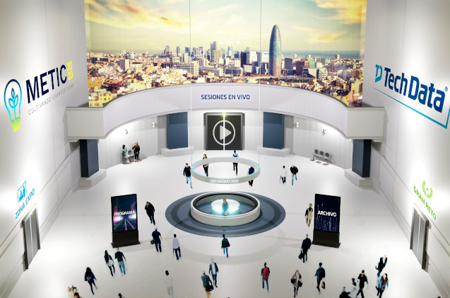 Aspecto del Metic virtual de Tech Data. Aspecto del Metic virtual de Tech Data.