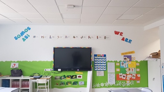 Aula del Colegio Liceo Europeo de Madrid equipada con Wi-Fi de última generación. Aula del Colegio Liceo Europeo de Madrid equipada con Wi-Fi de última generación.