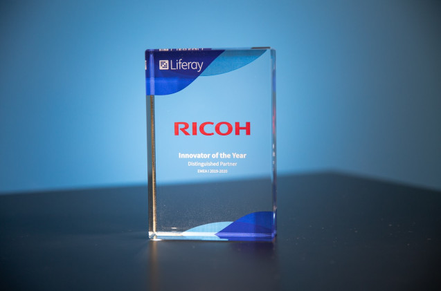 Galardón Liferay para Ricoh Galardón Liferay para Ricoh