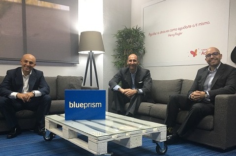 Equipo directivo de Blue Prism Iberia. Equipo directivo de Blue Prism Iberia.