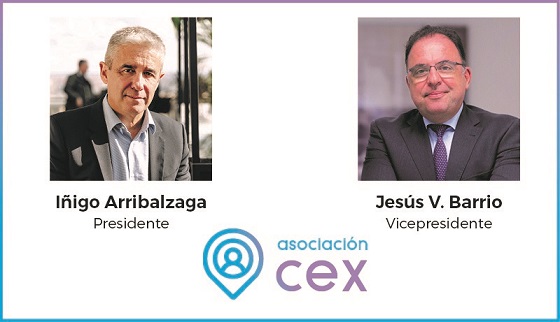Presidente y vicepresidente de la Asociación CEX. Presidente y vicepresidente de la Asociación CEX.