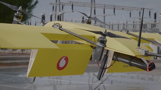 Inspección de redes eléctricas con drones.