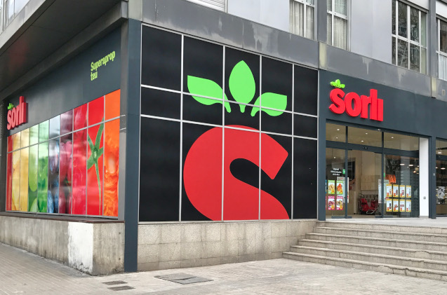 Supermercado de la cadena Sorli. Supermercado de la cadena Sorli.