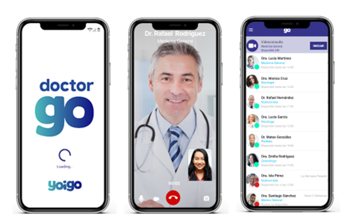 DoctorGo, el nuevo servicio de telemedicina de MásMóvil. 
