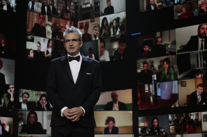 Mariano Barroso, Presidente de la Academia de las Artes y las Ciencias Cinematográficas de España, durante los Premios Goya 2021 Mariano Barroso, Presidente de la Academia de las Artes y las Ciencias Cinematográficas de España, durante los Premios Goya 2021