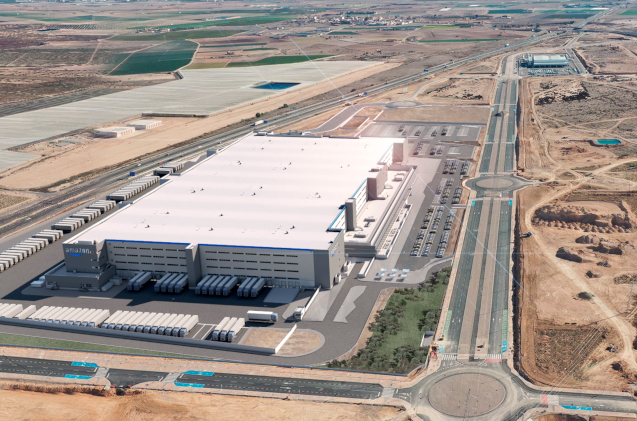 Centro logístico de Amazon en Murcia. Centro logístico de Amazon en Murcia.