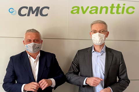 A la dcha Jaime Hortelano, presidente y CEO de Grupo CMC junto a Jesús García, CEO de Avanttic. A la dcha Jaime Hortelano, presidente y CEO de Grupo CMC junto a Jesús García, CEO de Avanttic.